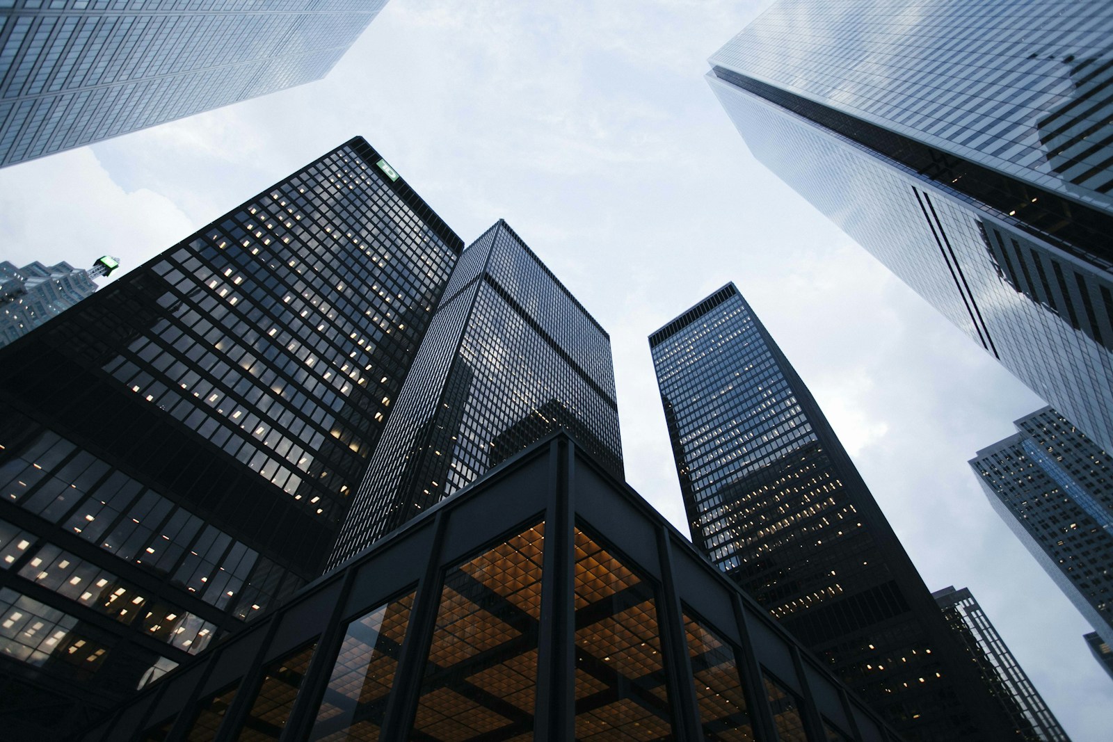 Modern commercial building exterior